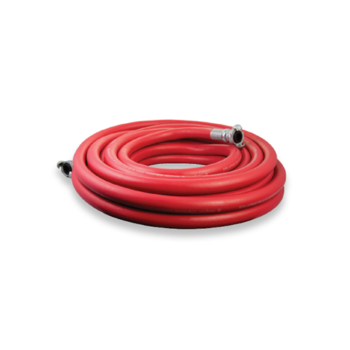 CON-16-300-50RC by Texcel | TEX-CRIMP CONTRACTORS Series | Crimped Contractor’s Assembly | 1" Hose ID | 300 PSI | Red | 50ft Length