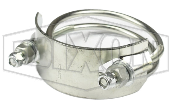 SCCW150 by Dixon Valve | Spiral Clamp | Counter Clockwise | 1-1/2" Size | Hose OD Range: from 1-34/64" to 1-52/64" | Left Hand | Plated Steel