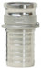 G150-E-SSCR by Dixon Valve | Global Crimp Style Cam & Groove | Type E | 1-1/2" Adapter x 1-1/2" Hose Shank | 316 Investment Cast Stainless Steel