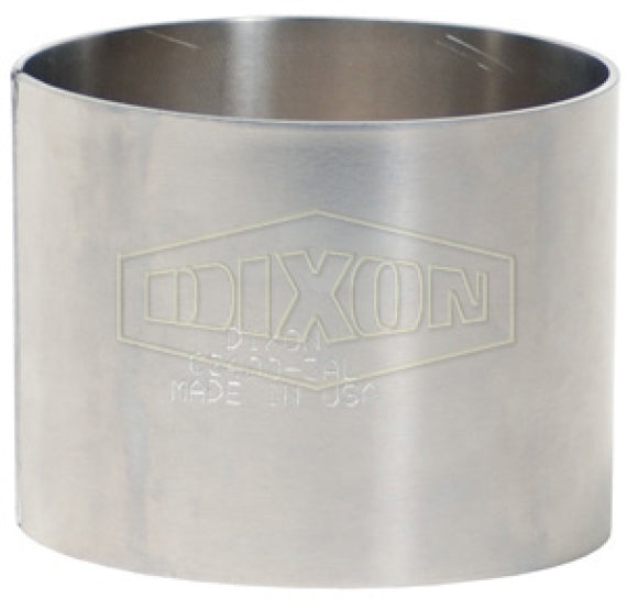 CS600-1SS Dixon King Crimp® | Sleeve | 6.500" Sleeve ID | for Hose OD from 6-21/64" to 6-28/64" | 304 Stainless Steel