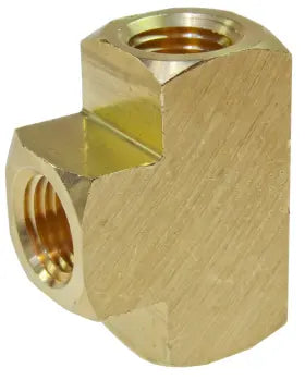 T008 by Coilhose | Pipe Fitting | 1/2" Female NPT Thread | Tee | Brass