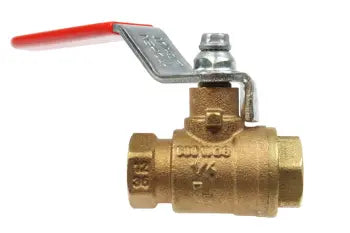 21124F by Coilhose | Ball Valve | 1-1/2" Size | 210 PSI | Brass