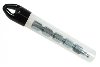 1402-T5 by Coilhose | Steel Connector | 1/4" Male NPT ARO Interchange | Connector | Straight | Plated Steel | Pack of 5