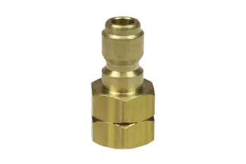 1110STB by Coilhose | Straight Through Series Connector | 1/2" Female NPT Thread | Straight | Brass