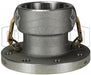 400-DL-AL by Dixon Valve | Cam & Groove Flange Adapter | 4" Coupler x 150# Flange | 15/16" Flange Thickness | Aluminum