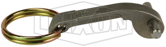 200-HSCRP-SI by Dixon Valve | Cam & Groove Replacement Handle | Cam Arm, Ring, and Pin | fits 2" Coupler | 316 Investment Stainless Steel