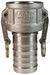 600-C-SS by Dixon Valve | Cam & Groove | Type C | 6" Coupler x 6" Hose Shank |  316 Stainless Steel
