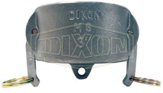 200-DC-MI by Dixon Valve | Cam & Groove Dust Cap | Type DC | 2" Coupler End | Unplated Malleable Iron