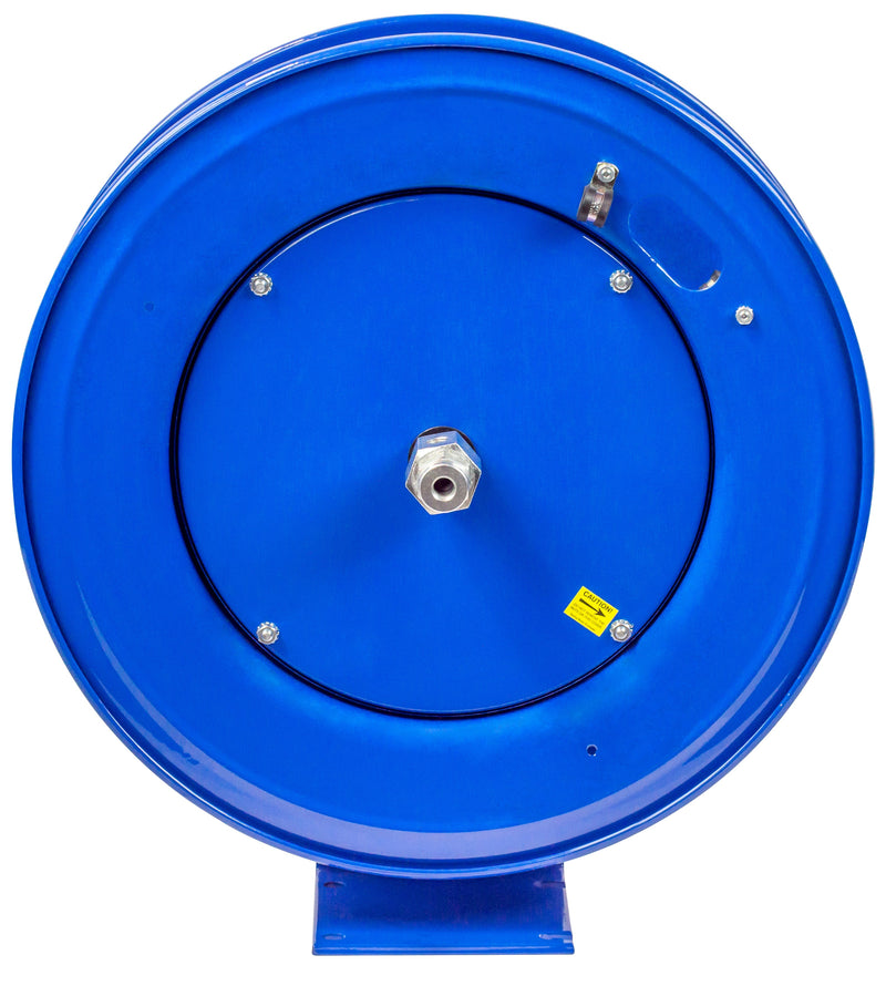 E-HPL-130 by Coxreels | E Series | 5,000 PSI Spring Driven Hose Reel for Grease | 1/4" Hose ID, 1/4" FNPT Inlet | Steel | 30ft Capacity, Hose Not Included
