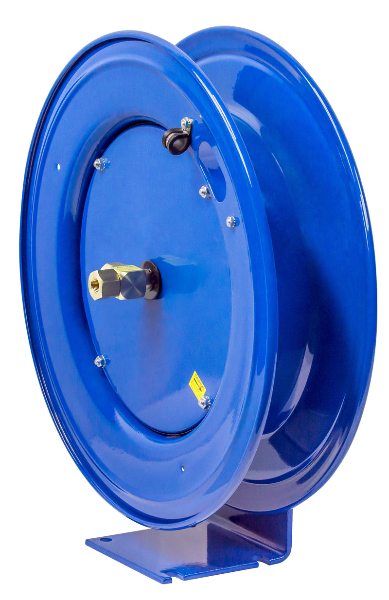 E-LPL-430 by Coxreels | E Series | 300 PSI Spring Driven Hose Reel for Air & Water | 1/2" Hose ID, 1/2" FNPT Inlet | Steel | 30ft Capacity, Hose Not Included