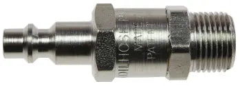 1403LF by Coilhose | FilterPlug™ | 1/4" ARO Filtering Connector | 3/8" Male NPT Thread | Straight | Plated Steel