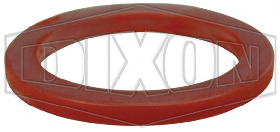 50-G-TES by Dixon Valve | Cam & Groove Encapsulated Gasket (FDA Approved) | 1/2" Size | PTFE (FEP) Encapsulated Silicone