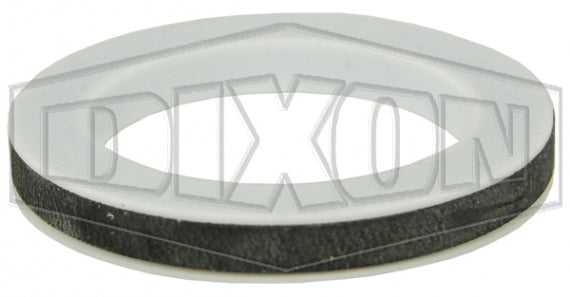 150GTFEP by Dixon Valve | Cam & Groove Envelope Gasket | 1-1/2" Size | PTFE (TFE) with Ethylene Propylene Filler
