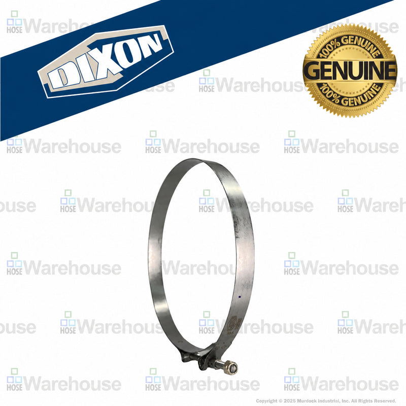STBC500 by Dixon Valve | Style STBC | T-Bolt Clamp | 3/4" Band Width | Hose OD Range: from 4.75" to 5.06" | 300 Stainless Steel Band & Bolt