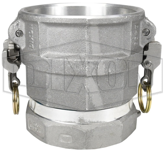 AD400EZSWIV by Dixon Valve | Swivel Cam & Groove Adapter | Type C | 4" Coupler x 4" Female NPT| Aluminum