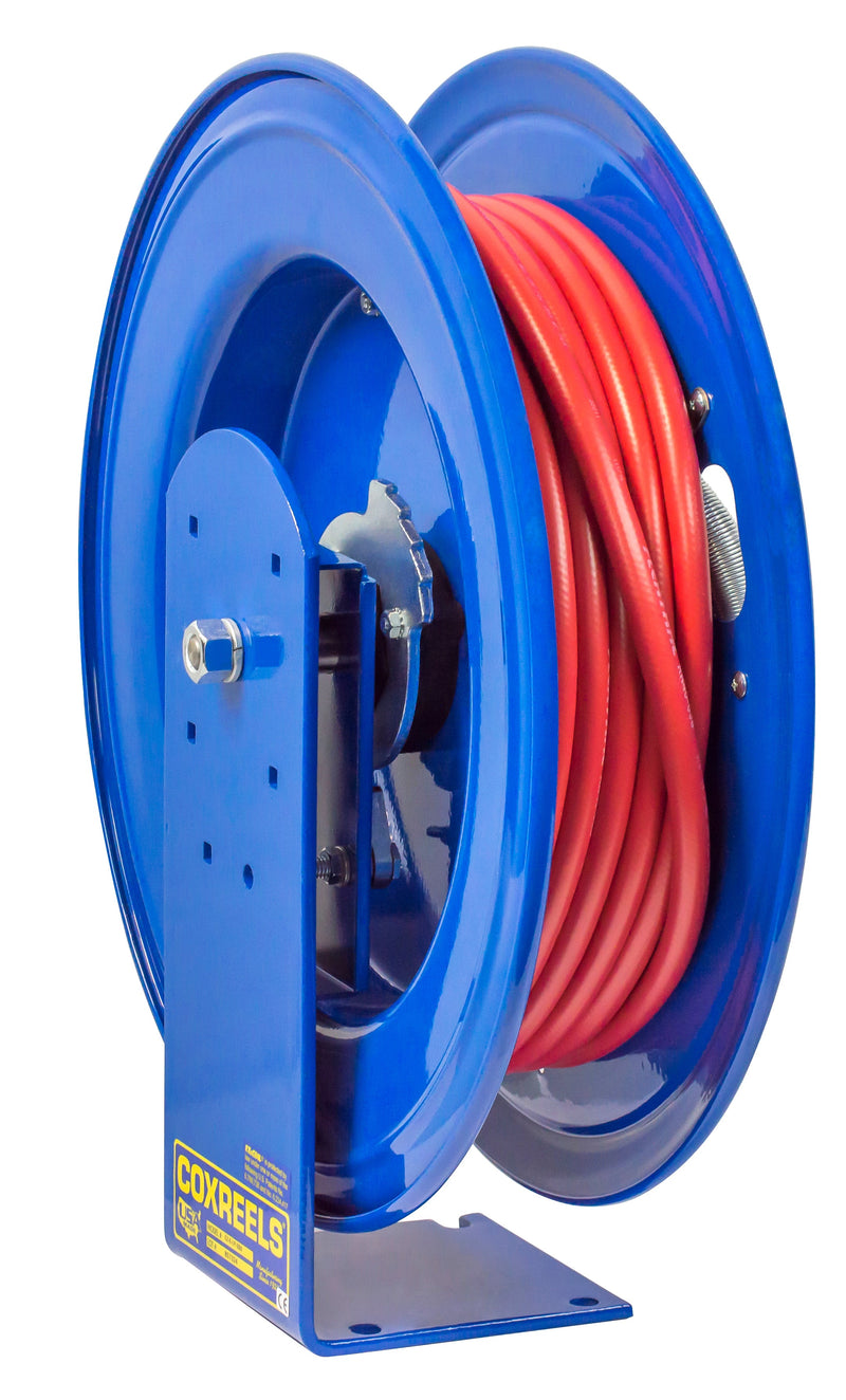 EZ-E-LP-430 by Coxreels | EZ-E Series | 300 PSI EZ-Coil Safety Spring Driven Hose Reel for Air & Water | 1/2" Hose ID, 1/2" FNPT Inlet | Steel | 30ft Capacity, Hose Not Included