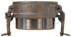 RDWBPST400EZ by Dixon Valve | EZ Boss-Lock Cam & Groove Coupler for Welding | 4" Coupler Butt Weld x Schedule 40 Pipe/Socket Weld to Nominal Tubing | 316 Stainless Steel