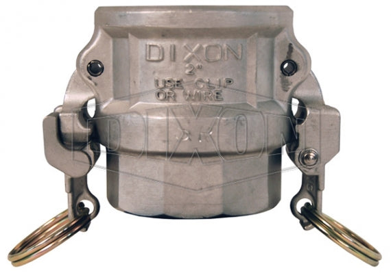 RDWSP200EZ by Dixon Valve | EZ Boss-Lock Cam & Groove Coupler for Welding | 2" Coupler Socket Weld x Schedule 40 Pipe | 316 Stainless Steel