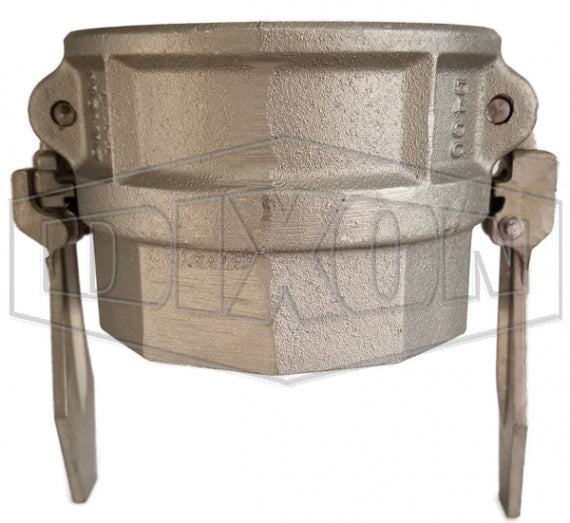 AD400EZP by Dixon Valve | EZ Boss-Lock Cam & Groove Coupler | Type D | 4" Coupler x 4" Female NPT | with Paddle Handle | Aluminum