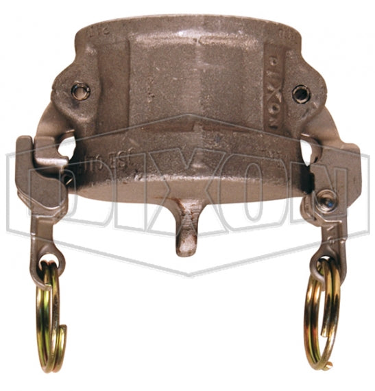 AH600EZ by Dixon Valve | EZ Boss-Lock Cam & Groove Dust Cap | Type H | 6" Coupler End | Aluminum