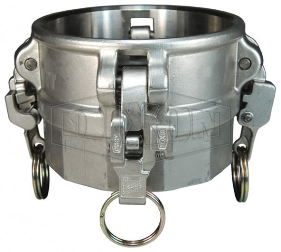 RD400EZHD by Dixon Valve | EZ Boss-Lock Cam & Groove Coupler | Type D | 4" Coupler x 4" Female NPT | Heavy Duty 316 Stainless Steel