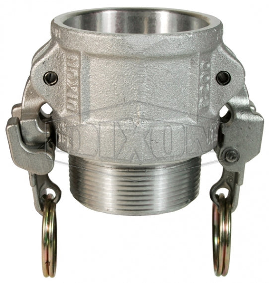AB150EZ by Dixon Valve | EZ Boss-Lock Cam & Groove Coupler | Type B | 1-1/2" Coupler x 1-1/2" Male NPT | Aluminum