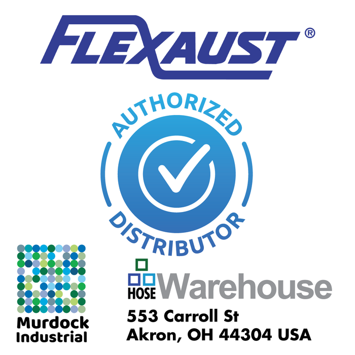 6-Flex-Tube-PU-25 by Flexaust | #3493060025 | Flex-Tube PU | Dust and Material Handling Duct Hose | 6 inch | 25ft