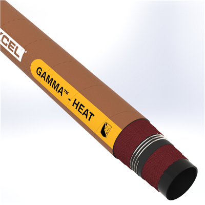GHE15S1-4.0 by Texcel | GAMMA™-HEAT Series | Hot Air Blower Hose | 4" Hose ID | 150 PSI | 29 in/Hg Vacuum Rated | Black