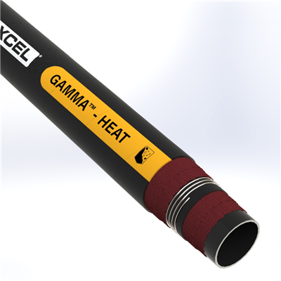 GHE15S1B-3.0 by Texcel | GAMMA™-HEAT Series | Hot Air Blower Hose | 3" Hose ID | 150 PSI | 29 in/Hg Vacuum Rated | Brown