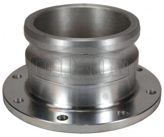 G400-AL-AL by Dixon Valve | Global Cam & Groove Adapter | 4" Adapter x ANSI Flange | Aluminum