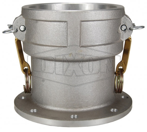 G600-DL-AL by Dixon Valve | Global Cam & Groove Coupler | 6" Coupler x ANSI Flange | Aluminum