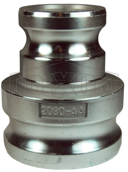 G150-AA-AL by Dixon Valve | Global Cam & Groove Spool Adapter | Type AA | 1-1/2" Adapter x 1-1/2" Adapter | A380 Permanent Mold Aluminum