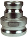 G150-AA-AL by Dixon Valve | Global Cam & Groove Spool Adapter | Type AA | 1-1/2" Adapter x 1-1/2" Adapter | A380 Permanent Mold Aluminum