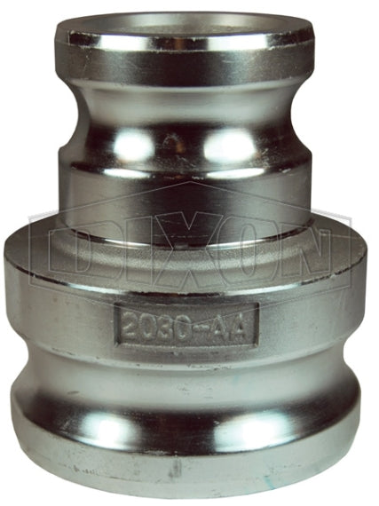 G400-AA-AL by Dixon Valve | Global Cam & Groove Spool Adapter | Type AA | 4" Adapter x 4" Adapter | A380 Permanent Mold Aluminum