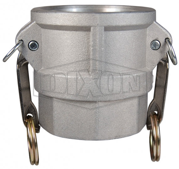 G75-DC-AL by Dixon Valve | Global Cam & Groove Dust Cap | Type DC | 3/4" Body Size | A380 Permanent Mold Aluminum (Stainless Steel Handles)