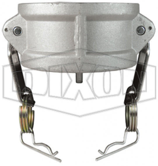 G150-DC-ALSI by Dixon Valve | Global Cam & Groove Dust Cap | Type DC | 1-1/2" Body Size | A380 Permanent Mold Aluminum (Stainless Steel Handles)