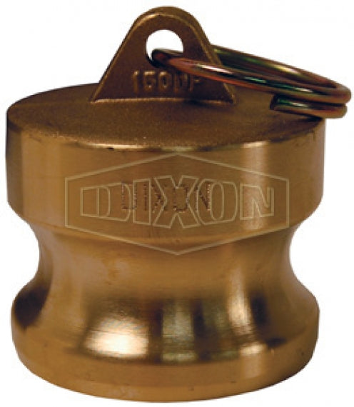 G250-DP-BR by Dixon Valve | Global Cam & Groove Dust Plug | Type DP | 2-1/2" Body Size | ASTMC38000 Forged Brass