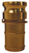 G125-E-BR by Dixon Valve | Global Cam & Groove Adapter | Type E | 1-1/4" Adapter x 1-1/4" Hose Shank | ASTMC38000 Forged Brass