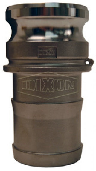 G125-E-SS by Dixon Valve | Global Cam & Groove Adapter | Type E | 1-1/4" Adapter x 1-1/4" Hose Shank | 316 Investment Cast Stainless Steel