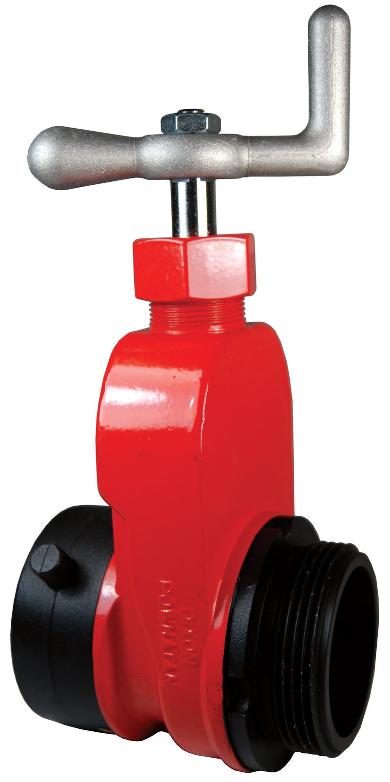 AHGV250F-I Dixon Aluminum Global Single Hydrant Gate Valve - 2-1/2" Female NST(NH) x 2-1/2" Male NST(NH)