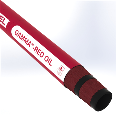 GRO15S1-3.0 by Texcel | GAMMA™-RED OIL Series | Oil Delivery Hose | 3" Hose ID | 100 PSI | Red