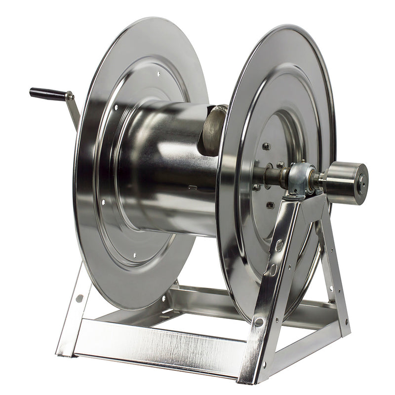 1175-6-100-SP by Coxreels | 1175-SS Series | 3,000 PSI Hand Crank Hose Reel | 1" Hose ID, 1" FNPT Inlet | Stainless Steel | 100ft Capacity, Hose Not Included