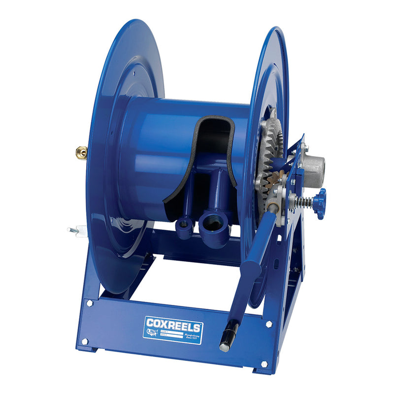 VA-1175-850-C by Coxreels | V1175 Series | Hand Crank Vacuum Hose Reel | 1-1/2" Hose ID, 1-1/2" FNPT Inlet | Steel | 50ft Capacity, Hose Not Included