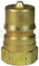 HS4F4-B by Dixon Valve | Hydraulic Quick Disconnect Coupling | HS-Series | 1/2" Female NPTF x 1/2" ISO-B Steam Interchange | Plug | Brass