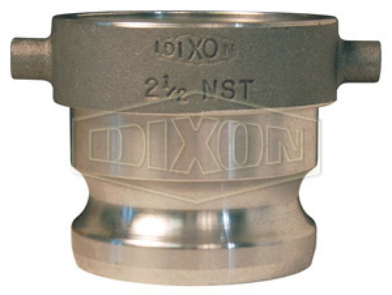 AHA1515ADP by Dixon Valve | Cam & Groove Hydrant Adapter | with Pin Lugs | 1-1/2" Female NST(NH) x 1-1/2" Male Adapter | Aluminum