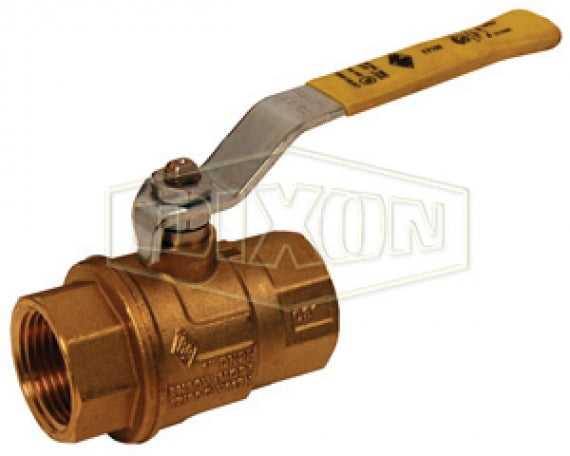 FBV250 by Dixon Valve | Imported Ball Valve | Full Port | 2-1/2" Female NPT x 2-1/2" Female NPT | Forged Brass