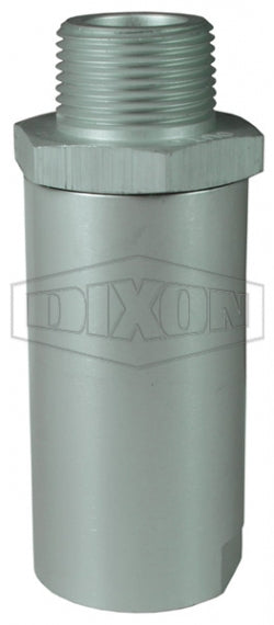 9076M by Dixon Valve | Pneumatic In-Line Air Filter | 3/4" Male NPT | 500 PSI | 140 SCFM Air Flow |  Aluminum