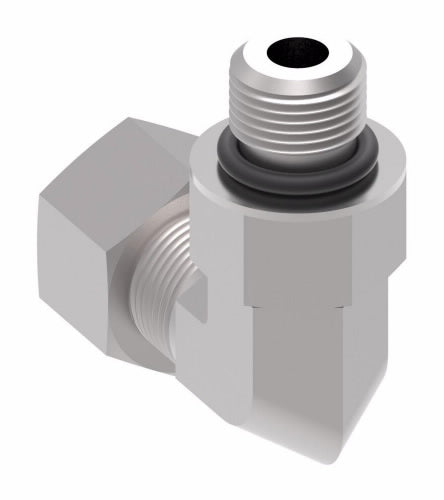 7515X10 Ermeto by Danfoss | 7000 Series | Straight Thread ORB/Tube 90° Elbow | 5/8" Male O-Ring Boss x 5/8" Tube OD | Steel