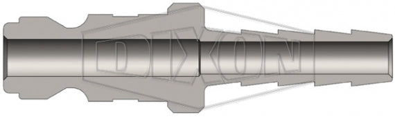 J2S3 by Dixon Valve | Pneumatic Quick Disconnect Coupling | J-Series | Hose Barb | 3/8" Hose ID x 1/4" Automotive Interchange | Plug | Steel