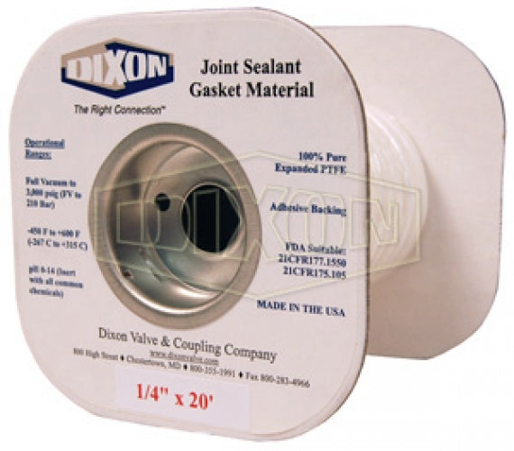 LCJS12-15 by Dixon Valve | PTFE Joint Sealant Gasket Material | 3/4" | 15ft Length
